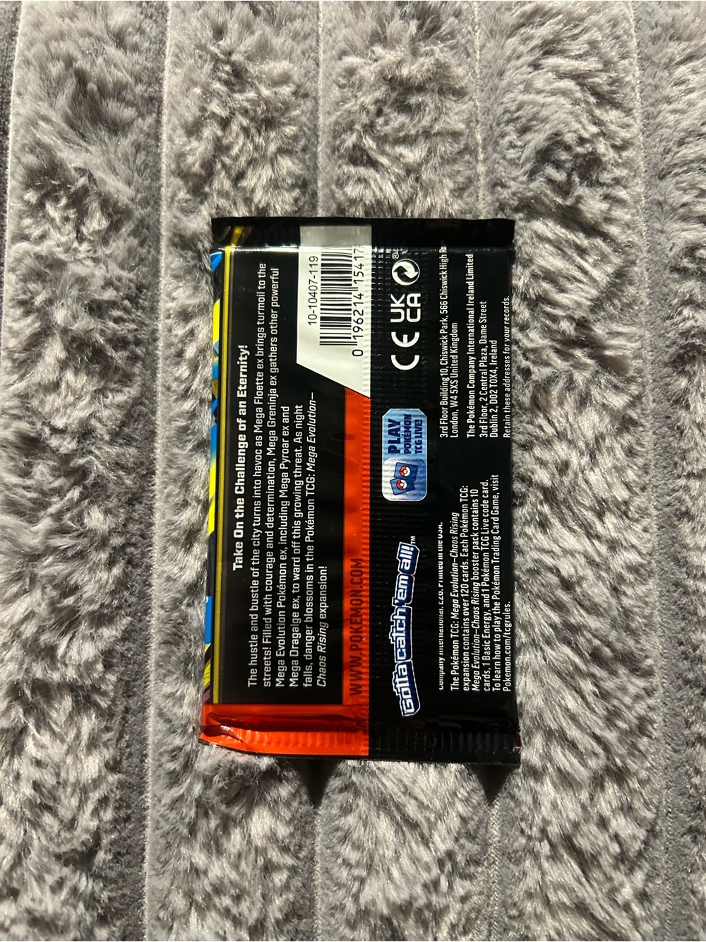 Pokémon Mega Evolution Chaos Rising Booster Pack - Picture 2 of 4